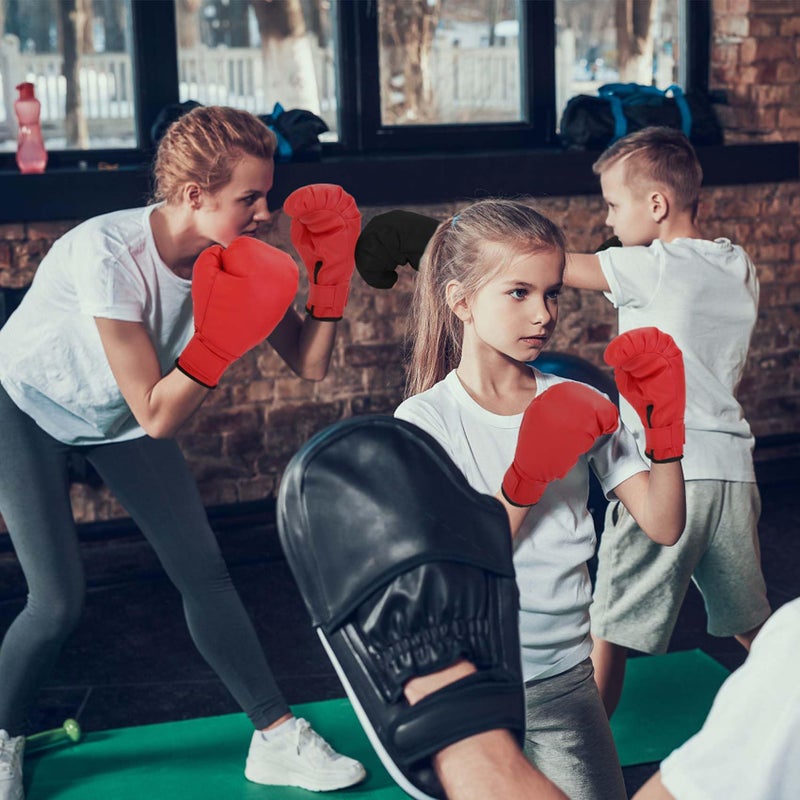 Micnaron 2 Pairs Boxing Gloves for Beginners & Kids, Boxing Training Gloves Suitable for Men & Women, Lightweight Shockproof Gloves for Training & Practice - Image 5